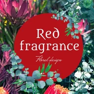 Red Fragrance Floral Design logo