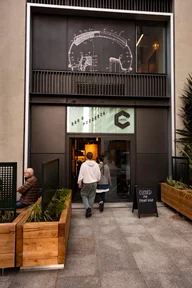 CRATE Bar & Pizzeria Wood Wharf logo