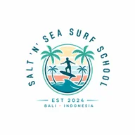 Salt N Sea Surf School,(surf lesson canggu) logo
