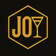JOY cocktails. tacos. Burritos. Burgers . Halal logo