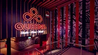 QUEENS skate dine bowl logo