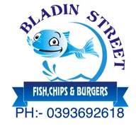 Bladin Street Fish and Chips and Burgers logo