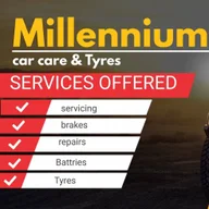 Millennium Car Care and Tyres logo