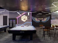 CM BILLIARDS CLUB logo