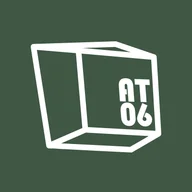 AT 06 ( Dine | Coworking | Gym | Wellness | Events | Catering ) TRAIN AT SIX logo