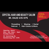 Crystal Hair and Beauty Salon logo