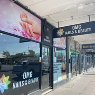 OMG Nails and Beauty Salon logo