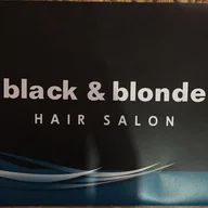 Black and Blonde Hair Salon logo
