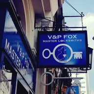 V and P Fox Master Locksmiths logo