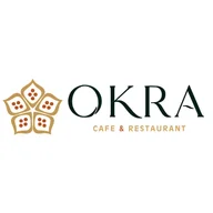 Okra Cafe & Restaurant. logo