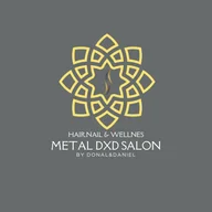 Metal DXD salon logo