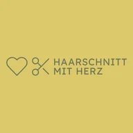 Haarschnitt mit Herz logo