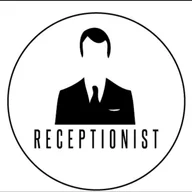 Receptionist coffee logo