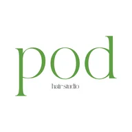 Pod hair salon logo