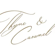 CAFÉ Thyme & Caramel Cake logo