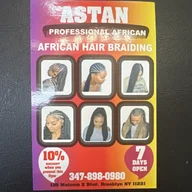 Astan African Hairbraiding logo
